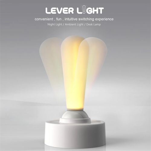 2Pack Lever Light Ambient Lighting Stick Lamp Shake Toggle Switch Rechargeable LED Night Wall 2