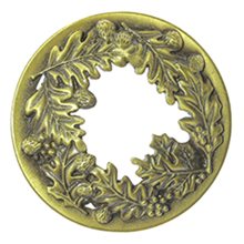 Copricandele profumate, candele regalo per donne, aiutano a sciogliere uniformemente il barattolo, foglia da 7,8 cm, bronzo