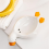 Porte-savon en forme de canard avec drain, support de bac de douche auto-drainant, blanc 4
