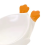 Porte-savon en forme de canard avec drain, support de bac de douche auto-drainant, blanc 6