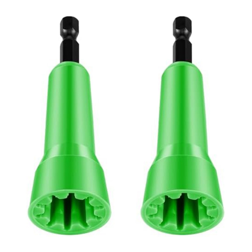2 stuks draaddraaigereedschap, boorstripper, connector, socket spinner 1