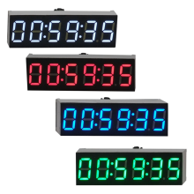 Modulo display elettronico digitale a LED con orologio a 6 bit da 0,36 pollici, con memoria di spegnimento, regolazione della luminosità -A