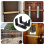 Adjustable Door Brackets, Heavy Duty Security Bracket, Drop Open Bar Holder for 5