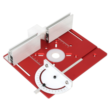 Aluminium freestafel inzetplaat houtbewerking zaag frezen flip multifunctionele trimmer