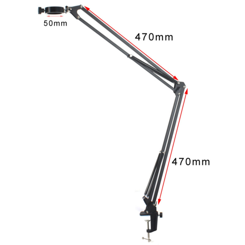 Support de bras réglable pour photographie, ensemble de table pour microscope vidéo numérique, support de ciseaux pour caméra 2