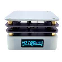 Mini piastra riscaldante da 65 W, stazione di preriscaldamento e rilavorazione per saldatura digitale, tavolo riscaldante per schede PCB SMD