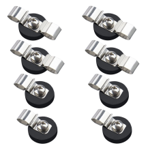 22mm magnetische kabelklemmen, anti-krashaken, zware kwaliteit, anti-slipklemmen, sterke magneet, kabelhouder (8 stuks)