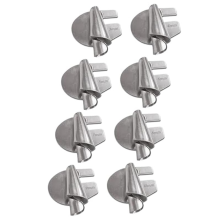 8 stuks naai-rolzoomvoet, 3-10 mm brede smalle naaivoetset, gebogen krul