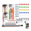 Electronic Components Kit 830 Connect Points Breadboard Cable Resistor Applicable for R3 5
