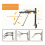 Metal Needlework Frame Stand Adjustable Rotating Embroidery for Needle Points 5