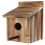 Vogelhaus für draußen, Holznest, hängendes oder an der Wand montiertes Haus 1