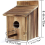 Vogelhaus für draußen, Holznest, hängendes oder an der Wand montiertes Haus 3