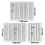 Set Of 3 Shiny Bookmark Silicone Mold, Resin Mold with Tassel, Small Medium Rectangular 5