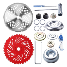 10In X 80T Tip Brush Cutter Trimmer Blades & 9In 36 Teeth Carbide Tipped with Universal Adapter Kit Compatible