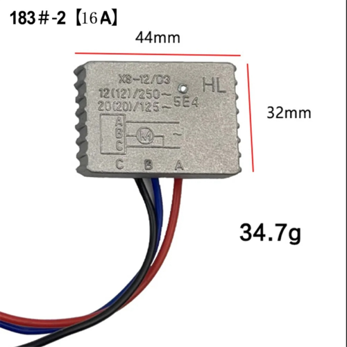 230V to 16A Switch Retrofit Module Soft Startup Current Limiter Power Tools AC Start Current,183 -2[16A] 2
