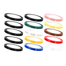 15 rollen autoclaaftape - tape, 1/4 inch breed, 216 voet lang, instrumentenidentificatietape, 10 kleuren