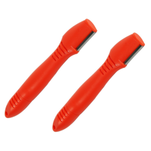 Lot de 2 affûteurs de lames de poche universels en alliage d'acier tungstène, outil de jardinage polyvalent pour une taille améliorée