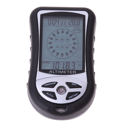 Altitude Meter Altimeter Portable Barometer for Mountain Climbing Multifunctional Electronic 1
