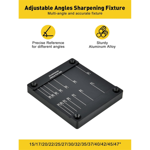 Woodworking Honing Guide Tools Chisel & Plane Blade Sharpening Kit Guide,Angle Fixture, and Angle Gauge 2