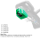 Record Player Needle Replacement for AT-VMN95E Stylus, Elliptical Turntable AT-LP120X 8