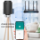 Attuatore per radiatore Tuya Smart ZigBee TRV Valvola termostatica programmabile App Remote Nero 4