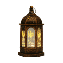 Lanterna a LED per Eid Mubarak, ornamenti, luci notturne, decorazioni per la casa, regali per feste, B