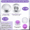 100 Sets Cover Buttons Kit with Tools Size to Self DIY Fabric Cloth 0.59 Inch 3