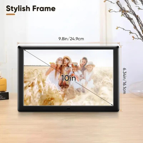 10.1" Digital Frame with IPS Display, Remote Control 1