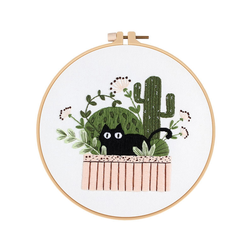 5 Sets Embroidery Kit for Beginners Adults , Hand