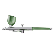 Tragbarer Single-Action-Airbrush-Stift mit 0,3 mm Düsen für Modell, Kuchen, Nägel, Auto, Malerei, Beauty, Inkjet-Grün