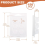 150 Pack Wax Melt Clamshells Molds, 6-Cavity Clear Empty Plastic Round Shape Square Container (Round) 3