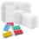 150 Pack Wax Melt Clamshells Molds, 6-Cavity Clear Empty Plastic Round Shape Square Container (Round) 1