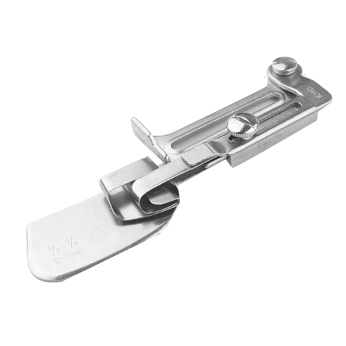Sewing Rolled , Adjustable Width Hemmer Foot, Machine Hem Attachment Hemming Tool (15-25mm) 1