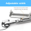 Sewing Rolled , Adjustable Width Hemmer Foot, Machine Hem Attachment Hemming Tool (12-20mm) 5