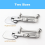 Sewing Rolled , Adjustable Width Hemmer Foot, Machine Hem Attachment Hemming Tool (15-25mm) 7