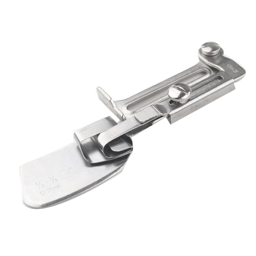 Sewing Rolled , Adjustable Width Hemmer Foot, Machine Hem Attachment Hemming Tool (12-20mm)