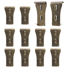 12 stuks baksteenklemmen om buiten op te hangen, of hangers voor buitenkransen