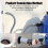 Rain Catcher Diverter Rainwater Collection System 1 Set 110mm Flex Hose Sealing Rubber Ring 8