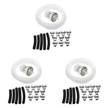 3X Car Air Parking Heater Tube Replacement Fuel Pipe Line Hose Clip Fuel Filter Crude Oil-Heater for