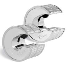 Set di 2 tagliatubi da 15 mm e 22 mm per tubi in rame con 2 rotelle di taglio di ricambio