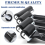 4 Pack Rubber Roller,Black Ink Roller Tool for Crafting Wallpapers Stamping Gluing Application 4