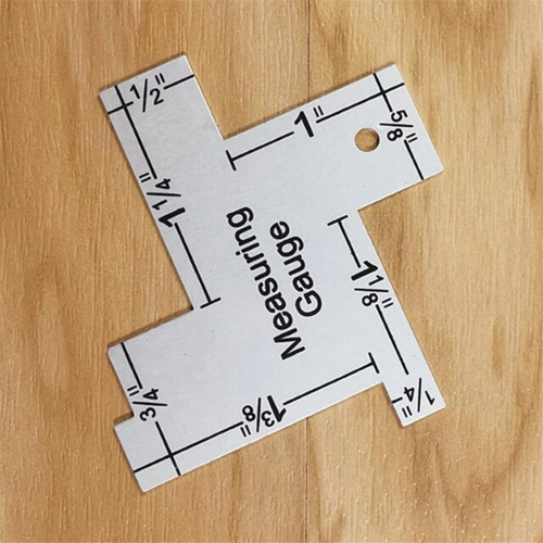 Règle de mesure de couture de précision en métal, modèle de règle de tailleur pour le patchwork DIY 2