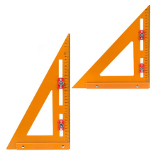 2-in-1-Sparrenwinkel, Positionierungsdreieck-Lineal, innovatives Quadratwerkzeug, verstellbarer Winkelmesser, 2 Stück