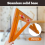 2-In-1 Rafter Square,Positioning Triangle Ruler Innovative Square Tool Adjustable Protractor 2pcs 3
