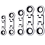 5-Piece Flex-Head Stubby Ratcheting Combination Wrench Set, Mini Double Box End Flex-Head, Spanner Set 2