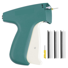 Fijn steekpistool voor kleding, taggingpistool voor kleding, met 2 naalden 1500 zwart-wit mini-sluitingen