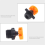 20pcs Thread Automatic Rotation 360 Degree Watering Nozzle for Sprinkler Garden Flower Vegetable Irrigation 5
