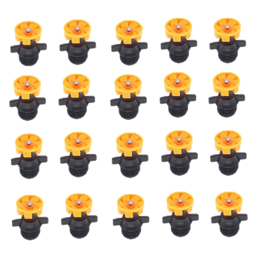 20pcs Thread Automatic Rotation 360 Degree Watering Nozzle for Sprinkler Garden Flower Vegetable Irrigation 1