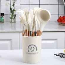Chef Silikon-Küchenhelfer-Set, 34-teilig, hitzebeständig, Gadgets und Werkzeuge mit Reibe, Cremeweiß