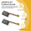 402874-07 Carbon Brush, Angle Grinder Cut Off for DW840 Power Tools Motor 8Pcs 4